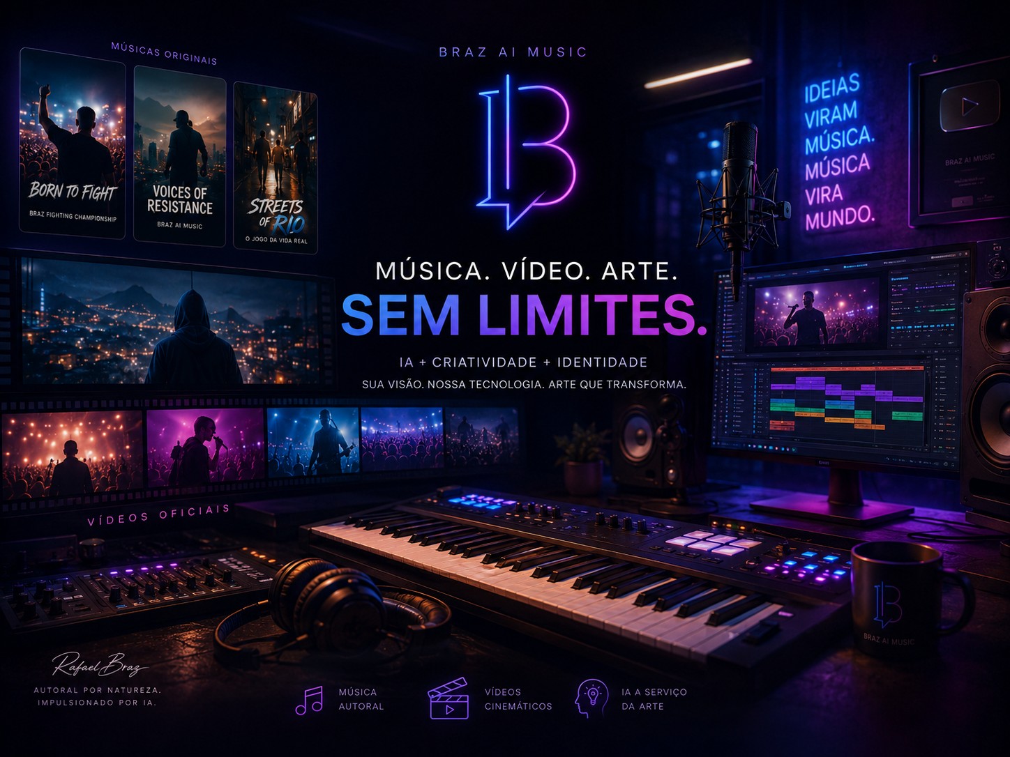 Capa do projeto Braz AI Music Project